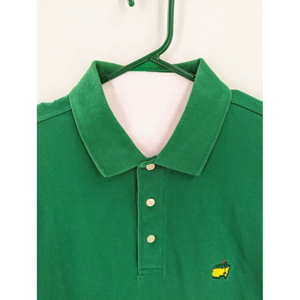 Augusta National Golf Shop Masters Slazenger Men's VTG Green Golf Polo Shirt, XL